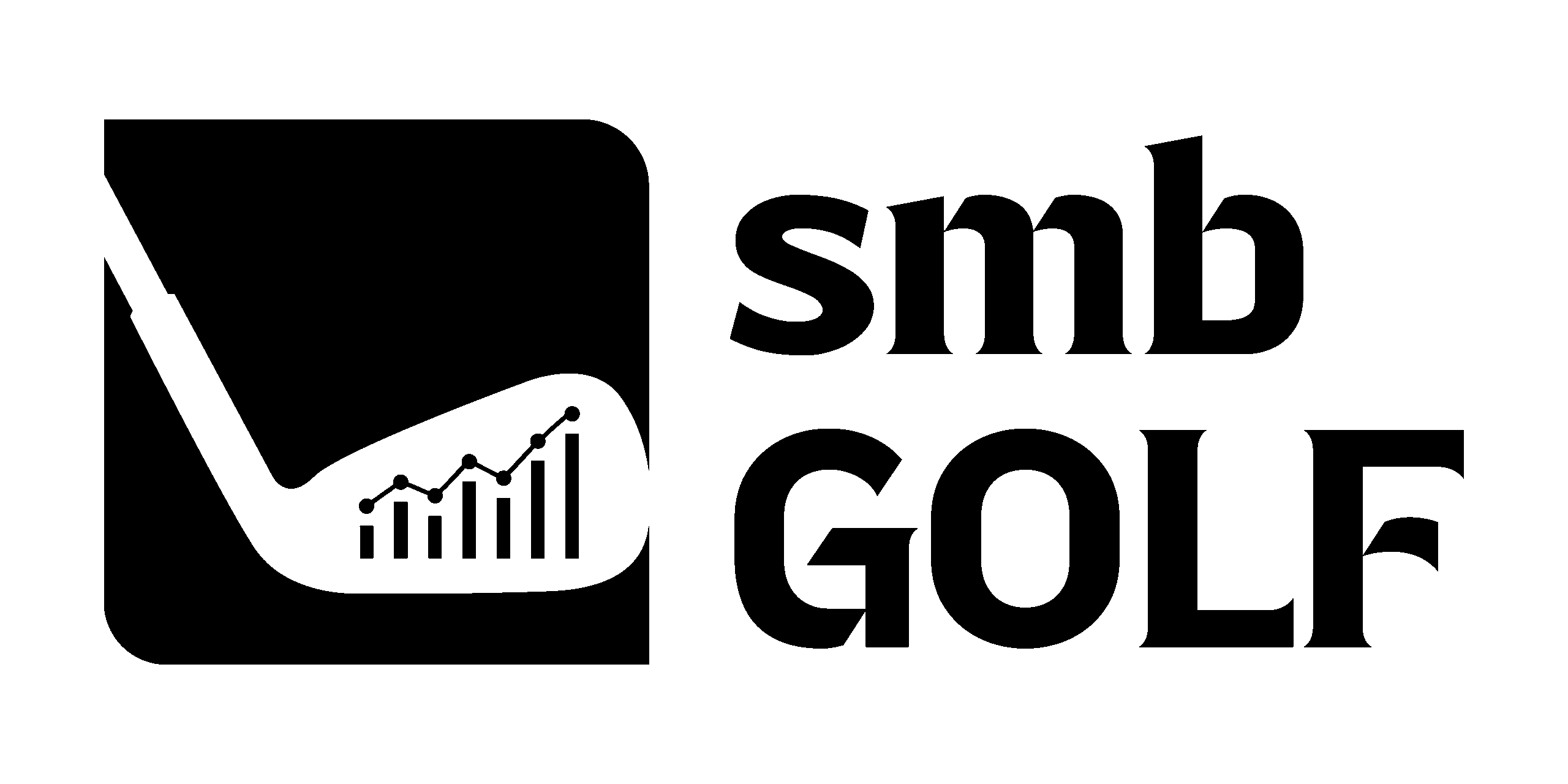 smbGOLF black logo