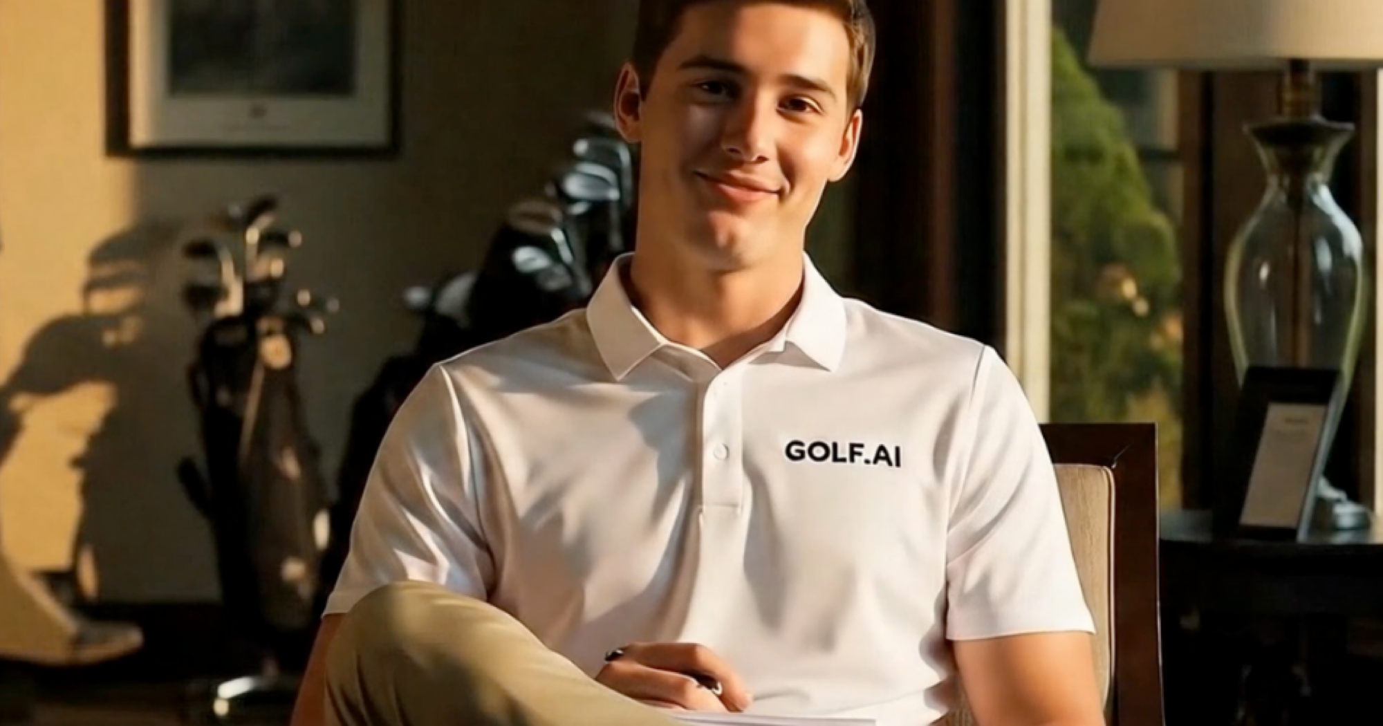 GOLF.AI sponsorship tile