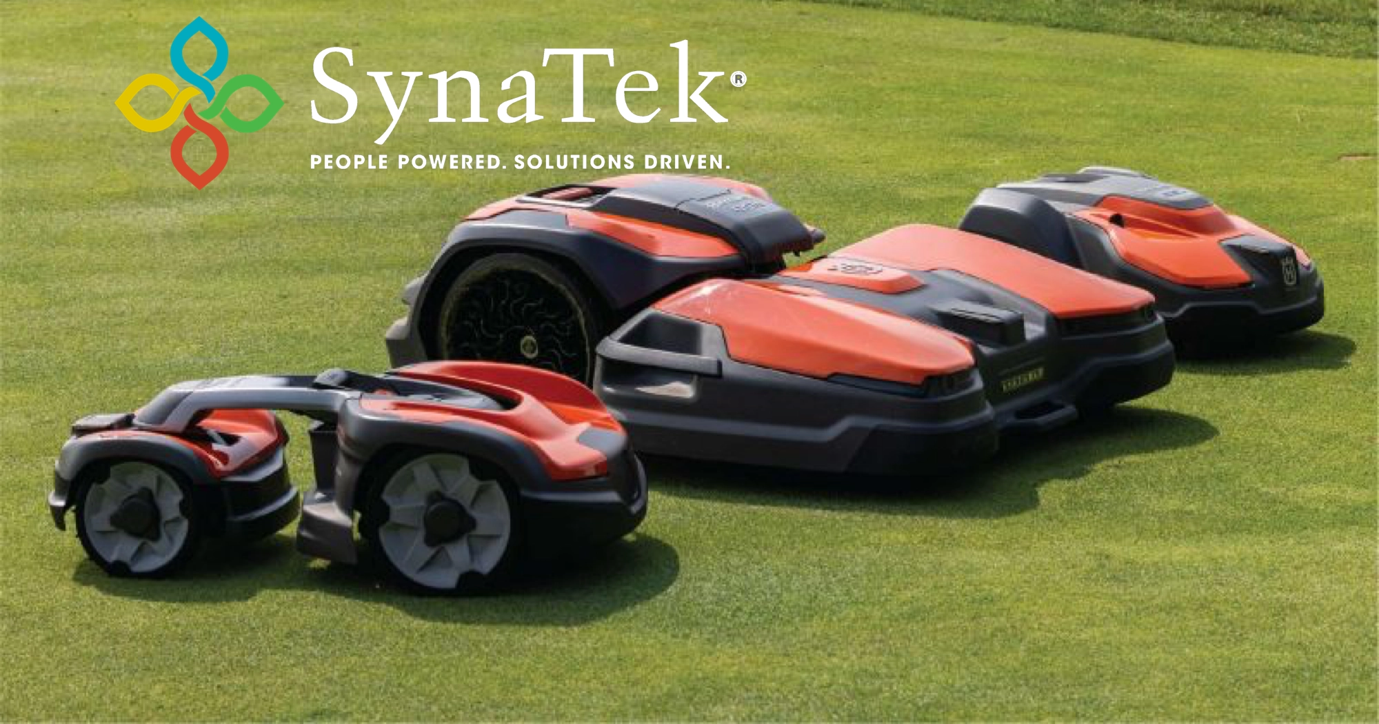 synatek with husquvarna golf mowers